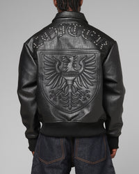 Loiter Imperial Vegan Leather Jacket Black