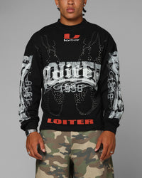 Loiter Low Rider Long Sleeve T-Shirt Black