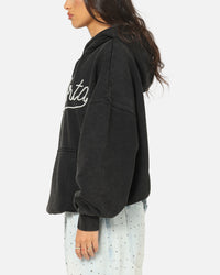 Saint Morta Pearl Script Hoodie Vintage Black