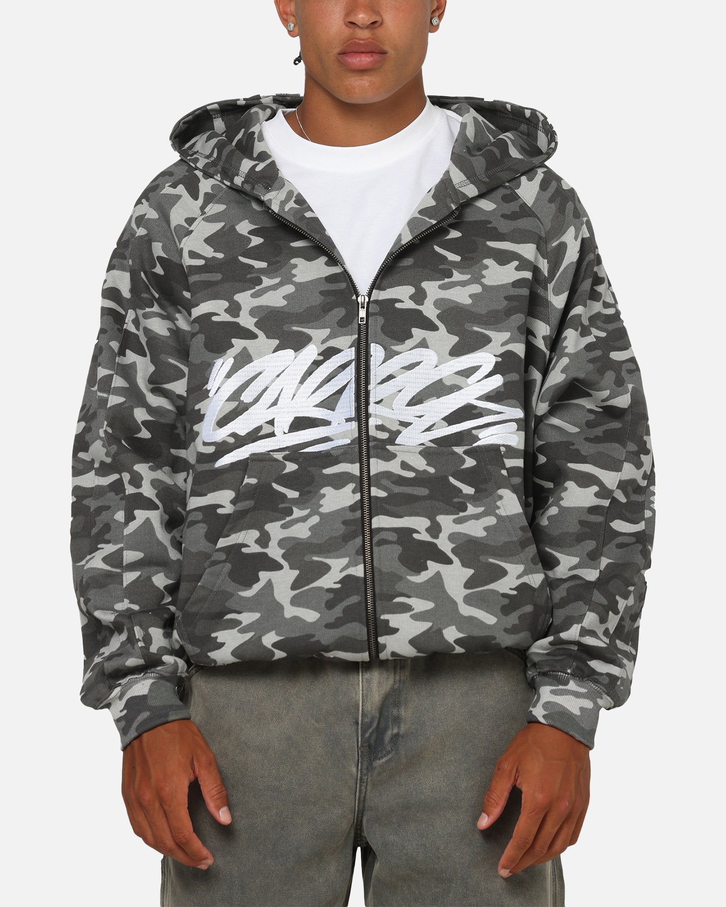 Carre Grit Hoodie Black Camo | Culture Kings NZ