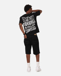 S Double Logofest T-Shirt Black