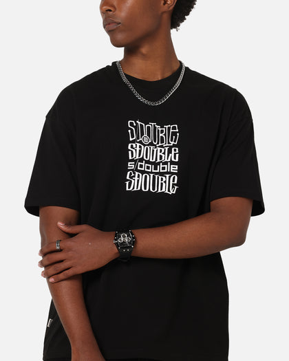 S Double Logofest T-Shirt Black