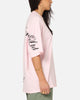 Carre Side Script Oversized T-Shirt Pink