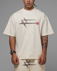 Loiter Hybrid Premium T-Shirt Beige