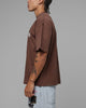 Loiter Hybrid Premium T-Shirt Brown