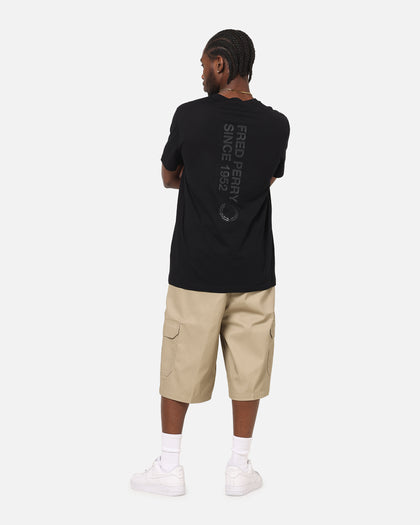 Fred Perry Bold Branding T-Shirt Black