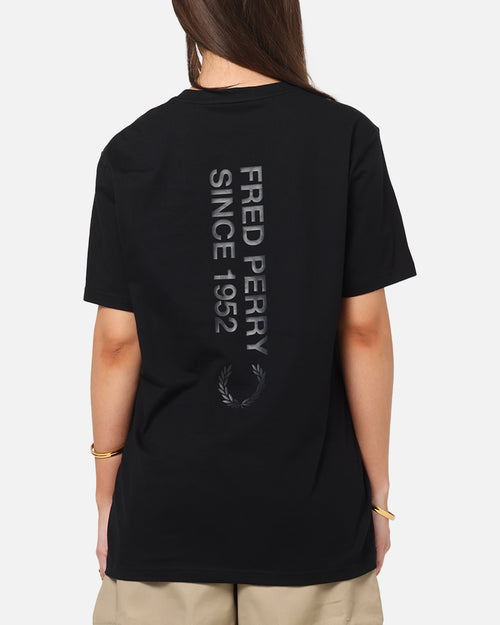 Fred Perry Bold Branding T-Shirt Black