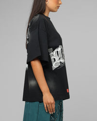 Loiter Lowrider Vintage T-Shirt Washed Black