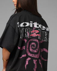 Loiter Weezy Premium Vintage T-Shirt Washed Black