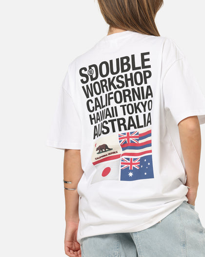 S Double Flags T-Shirt White