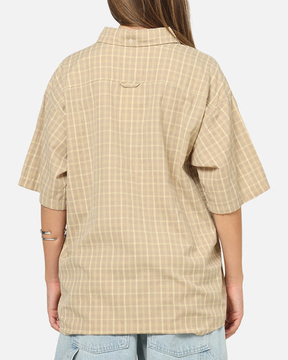 S Double Hill Button Up Shirt Putty