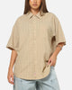 S Double Hill Button Up Shirt Putty