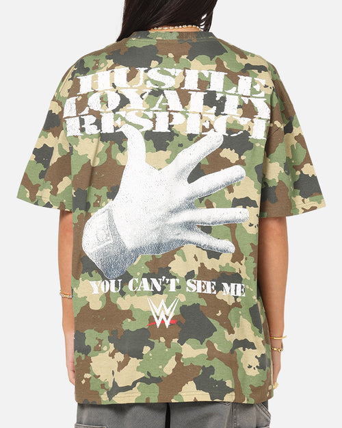 Culture Kings X WWE John Cena You Can't See Me T-Shirt Camo