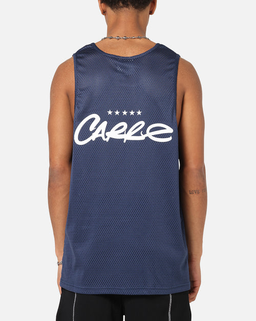 Carre Nova Sports Singlet Navy