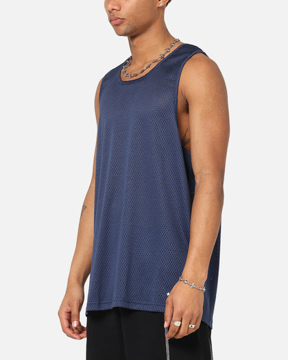 Carre Nova Sports Singlet Navy