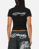 Ed Hardy Women's Polo Top Black