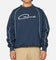 Carre International Star Crewneck Navy