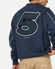 Carre International Star Crewneck Navy