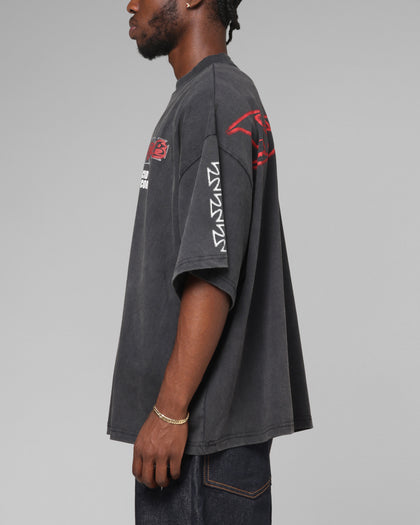 Loiter Hardcore Premium T-Shirt Washed Black