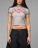 Loiter Women's Holy Fire Crop T-Shirt Leopard