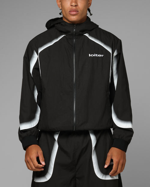 Loiter Spray Day Track Jacket Black