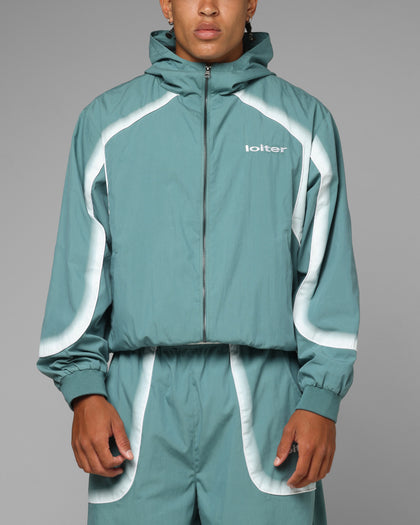 Loiter Spray Day Track Jacket Teal
