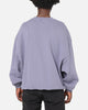 Tommy Jeans Cropped Overdyed Varsity Crewneck Washed Blue