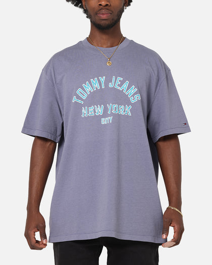 Tommy Jeans Relax Overdyed Varsity T-Shirt Washed Blue