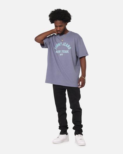 Tommy Jeans Relax Overdyed Varsity T-Shirt Washed Blue