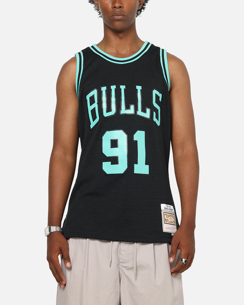 Mitchell & Ness Chicago Bulls Dennis Rodman 'Cool Blue' Swing Jersey Black/Blue