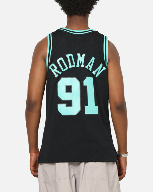 Mitchell & Ness Chicago Bulls Dennis Rodman 'Cool Blue' Swing Jersey Black/Blue