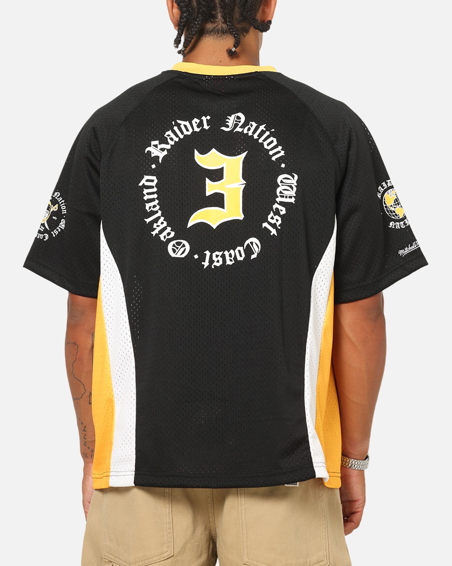 Mitchell & Ness Oakland Raiders Coast Jersey Black | Culture Kings NZ