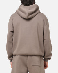 Jordan Jumpman Brooklyn Oversized Fleece Hoodie Olive Grey/Black