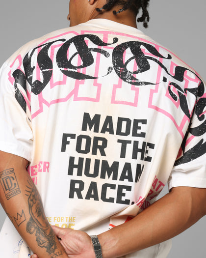 Loiter Dragon Rhinestone T-Shirt White