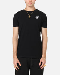 Sik Silk Muscle T-Shirt Black