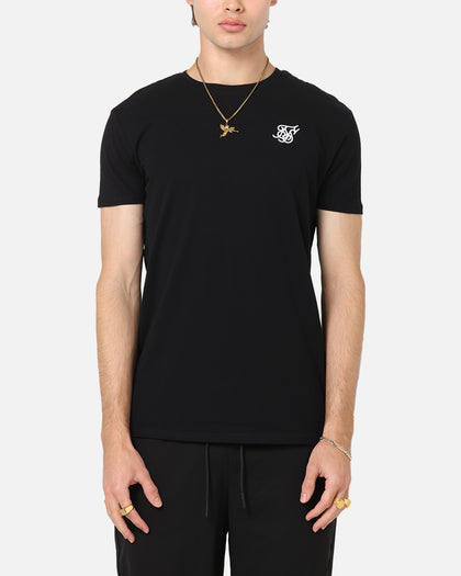 Sik Silk Muscle T-Shirt Black