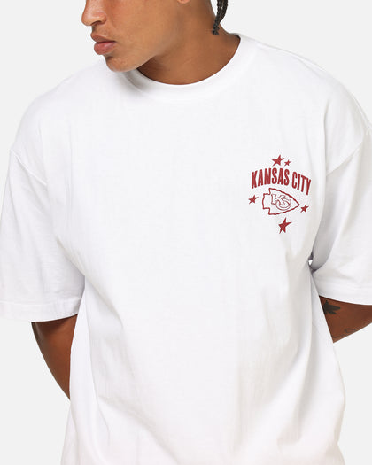Mitchell & Ness Kansas City Chiefs Stars & Text Boxy T-Shirt White