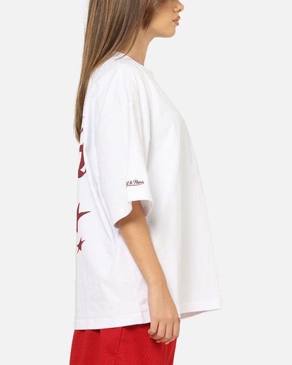 Mitchell & Ness Kansas City Chiefs Stars & Text Boxy T-Shirt White
