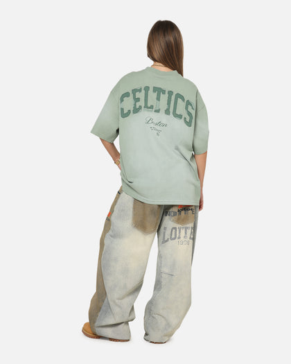 Mitchell & Ness Boston Celtics Big Oversized Logo T-Shirt Orchid Tint