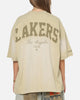 Mitchell & Ness Los Angeles Lakers Big Oversized Logo T-Shirt Gravel Stone