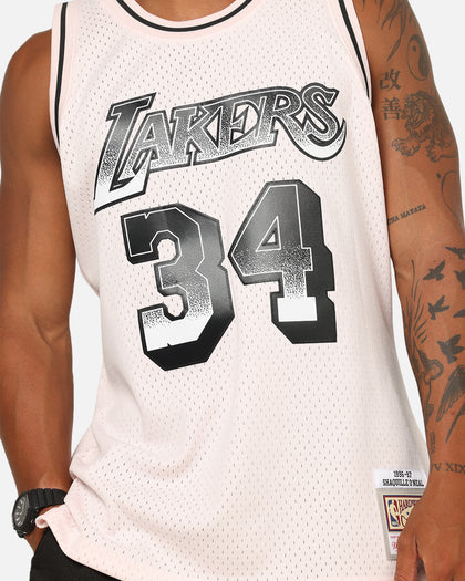 Mitchell & Ness Los Angeles Lakers Shaquille O'Neal LA Champ Swing Jersey Pink