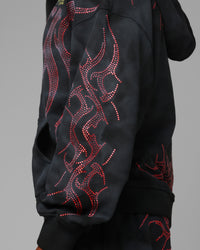 Loiter X Yu-Gi-Oh! Slifer Sky Dragon Zip Hoodie Black Wash
