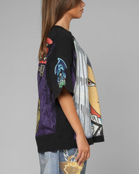 Loiter X Yu-Gi-Oh! Pegasus T-Shirt Vintage Black