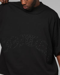 Loiter Destruct T-Shirt Black