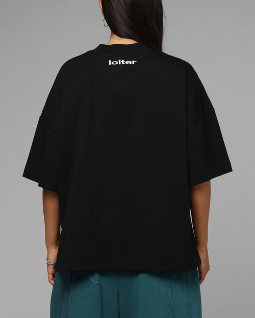 Loiter Destruct T-Shirt Black