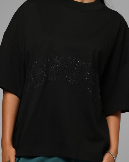 Loiter Destruct T-Shirt Black