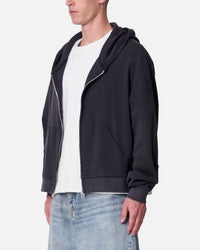 MNML Thermal Hoodie Washed Black