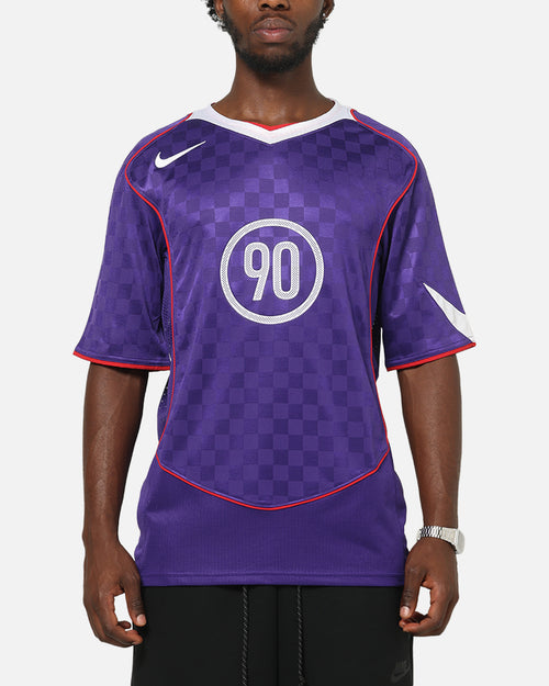 Nike Total 90 Soccer T-Shirt Playful Court Purple/White