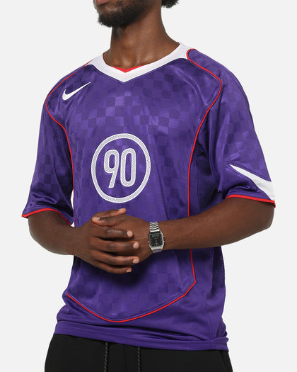 Nike Total 90 Soccer T-Shirt Playful Court Purple/White