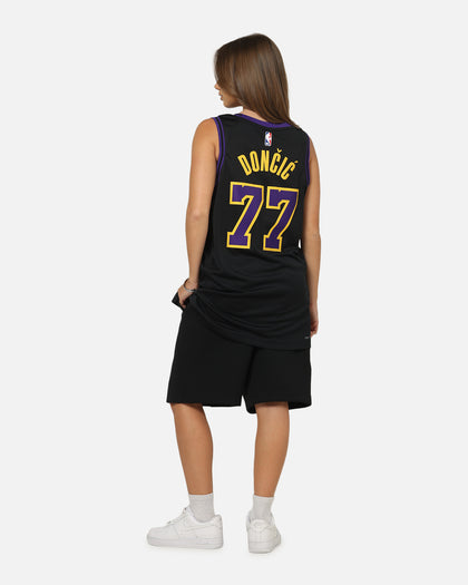 Nike Los Angeles Lakers Luka Doncic #77 City Edition Dri-FIT NBA Swingman Jersey Black